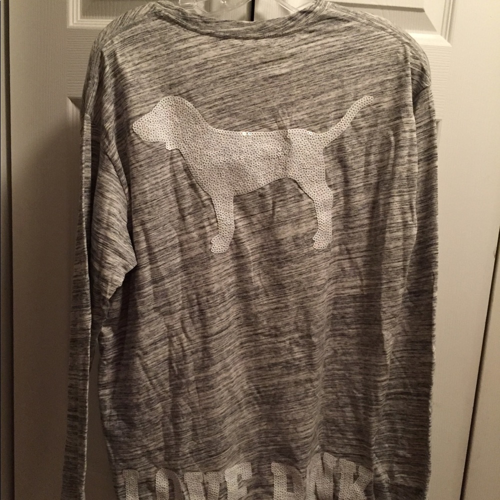 Long sleeve pink shirt